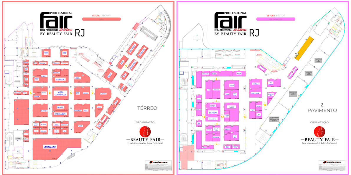 Mapa do Evento | Profissional Fair